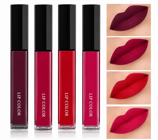 Sajuma Beauty Long Lasting Matte Liquid Lipstick Combo (Pack of 4)