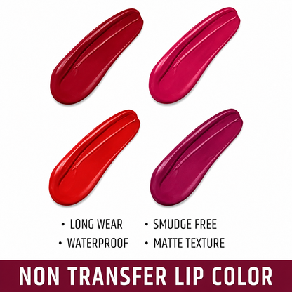 Sajuma Beauty Long Lasting Matte Liquid Lipstick Combo (Pack of 4)